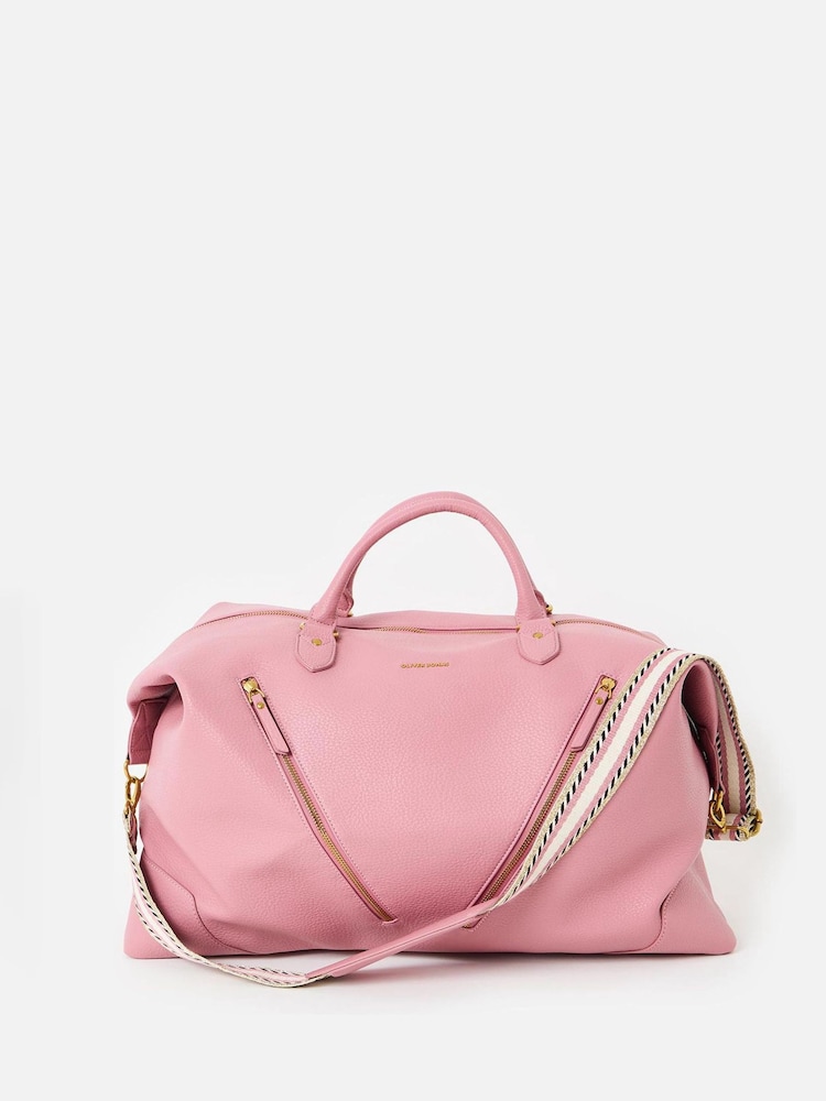 Oliver Bonas Pink Weekend Bag - Image 1 of 1 Oliver Bonas Pink Weekend Bag - Image 1 of 1