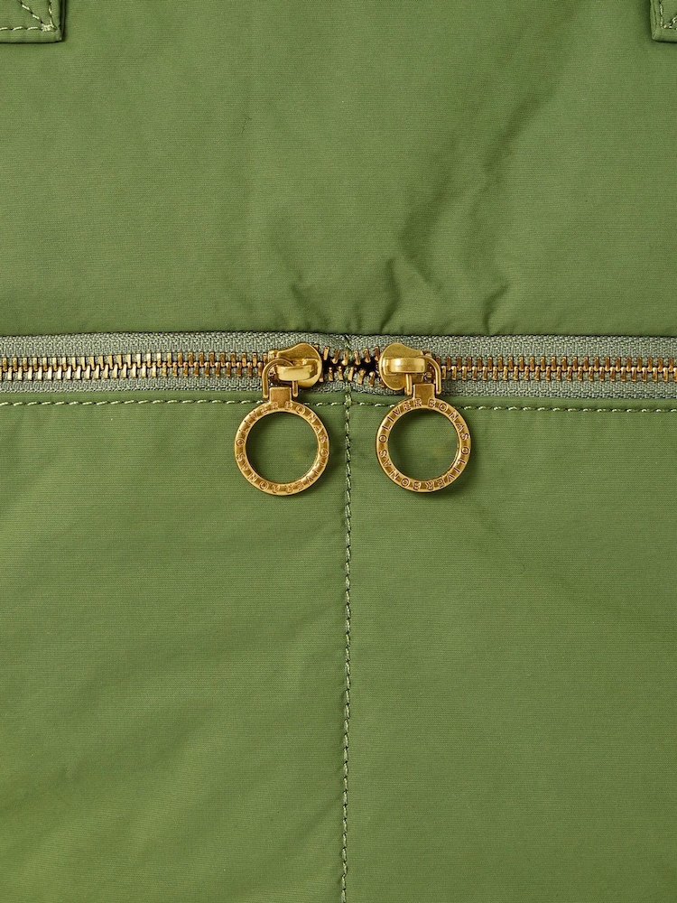 Oliver Bonas Green Alicia Weekend Bag - Image 7 of 7 Oliver Bonas Green Alicia Weekend Bag - Image 7 of 7