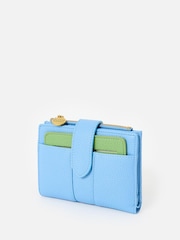 Oliver Bonas Blue Naomi Zipped Coin Purse - Image 2 of 6