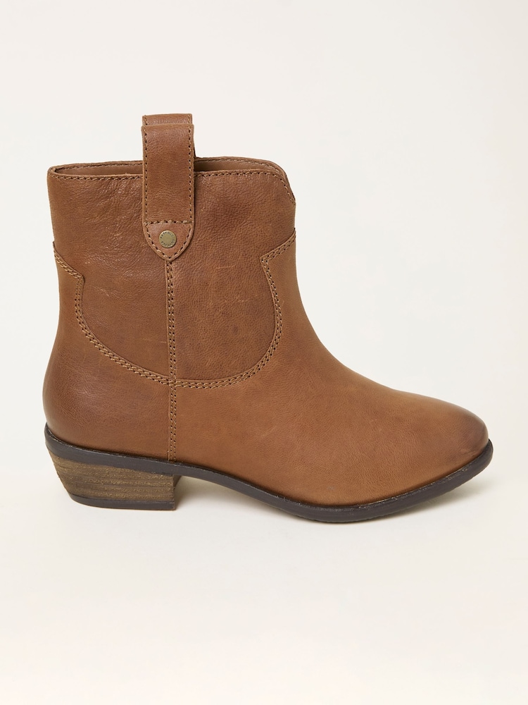 FatFace Remi Tan Brown Ankle boot - Image 1 of 3 FatFace Remi Tan Brown Ankle boot - Image 1 of 3