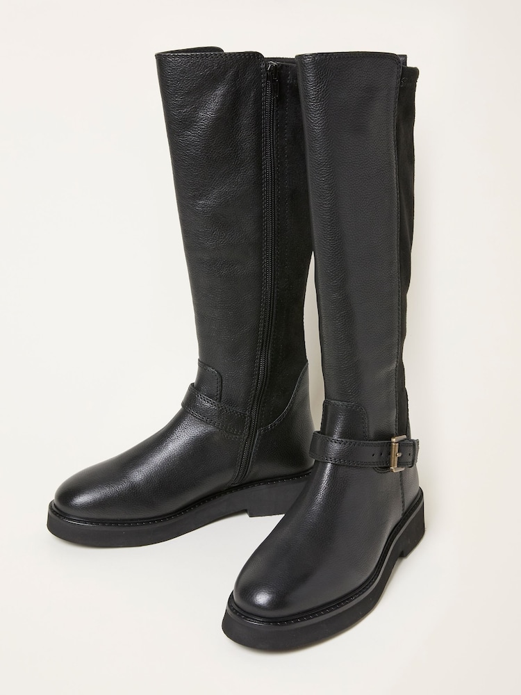 FatFace Knee High Riding Boot - Imagem 3 de 3