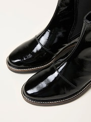 FatFace Black Patent Chelsea Boot - Image 2 of 3