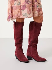 FatFace Knee High Suede Boot - Imagem 2 de 5