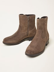 FatFace August Tan Brown Ankle Boot - Image 2 of 3