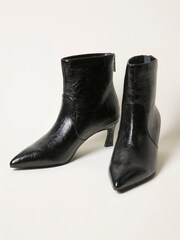 FatFace Black Patent Kitten Heel - Image 2 of 3