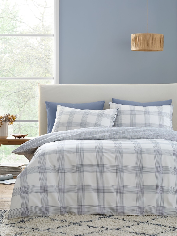 Bianca Marlow Check Cotton Reversible Duvet Cover Set - Slika 1 iz 5