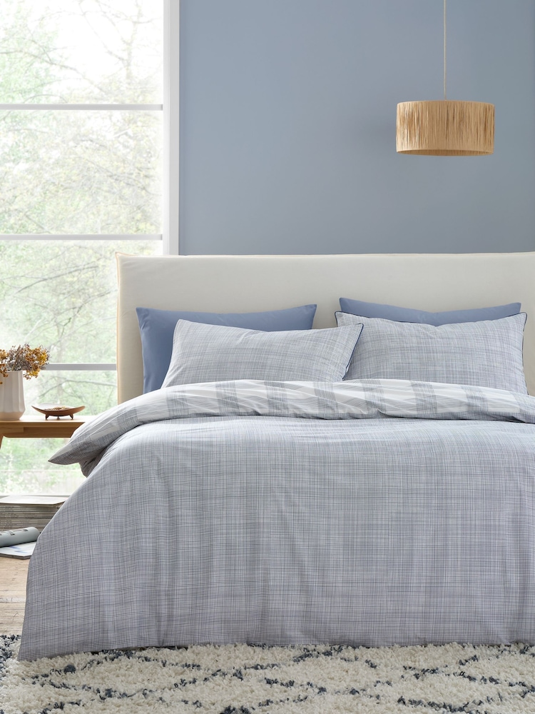 Bianca Marlow Check Cotton Reversible Duvet Cover Set - Slika 2 iz 5