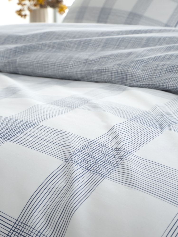 Bianca Marlow Check Cotton Reversible Duvet Cover Set - Bild 5 von 5 Bianca Marlow Check Cotton Reversible Duvet Cover Set - Bild 5 von 5