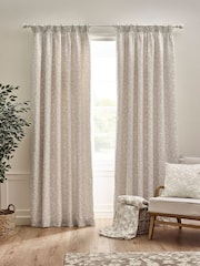 Catherine Lansfield Brooke Floral Lined Pencil Pleat Curtains - Bild 1 von 4