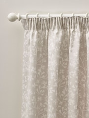 Catherine Lansfield Brooke Floral Lined Pencil Pleat Curtains - Bild 2 von 4