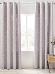 Catherine Lansfield Grasmere Floral Print Fully Reversible Eyelet Curtains - Imagen 2 de 3