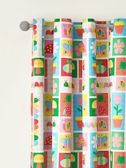 Catherine Lansfield Curious Caterpillar Reversible Eyelet Curtains - Bild 2 von 4