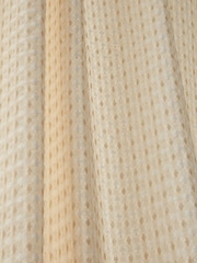 Pineapple Elephant Natural Muscat Waffle Slot Top Voile Curtains Panel - Image 4 of 4