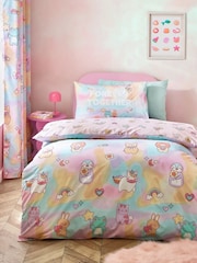 Catherine Lansfield Pastel Forever Together Reversible Duvet Cover Set - Image 1 of 4