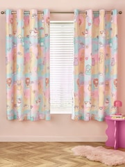 Catherine Lansfield Pastel Forever Together Fully Reversible Eyelet Curtains - Image 2 of 3