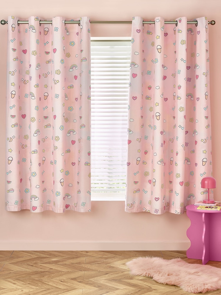 Catherine Lansfield Forever Together Fully Reversible Eyelet Curtains - Bild 3 von 3 Catherine Lansfield Forever Together Fully Reversible Eyelet Curtains - Bild 3 von 3