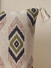 Pineapple Elephant Emir Ikat Cushion - صورة 2 من 2