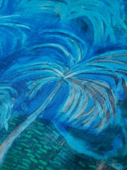 Matthew Williamson Blue Midnight Palms Cotton Sateen Duvet Cover Set - Image 4 of 5