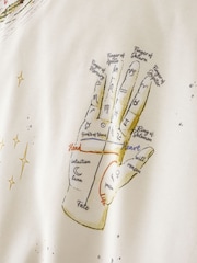 Sassy B Cream Astrology Reversible Duvet Cover Set - Image 5 of 5