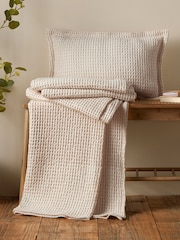 Pineapple Elephant Jaipur Chunky Waffle Cotton Cushion - Imagem 3 de 4