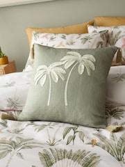 Catherine Lansfield Sage Paradiso Tufted Palm Cushion - Image 1 of 3