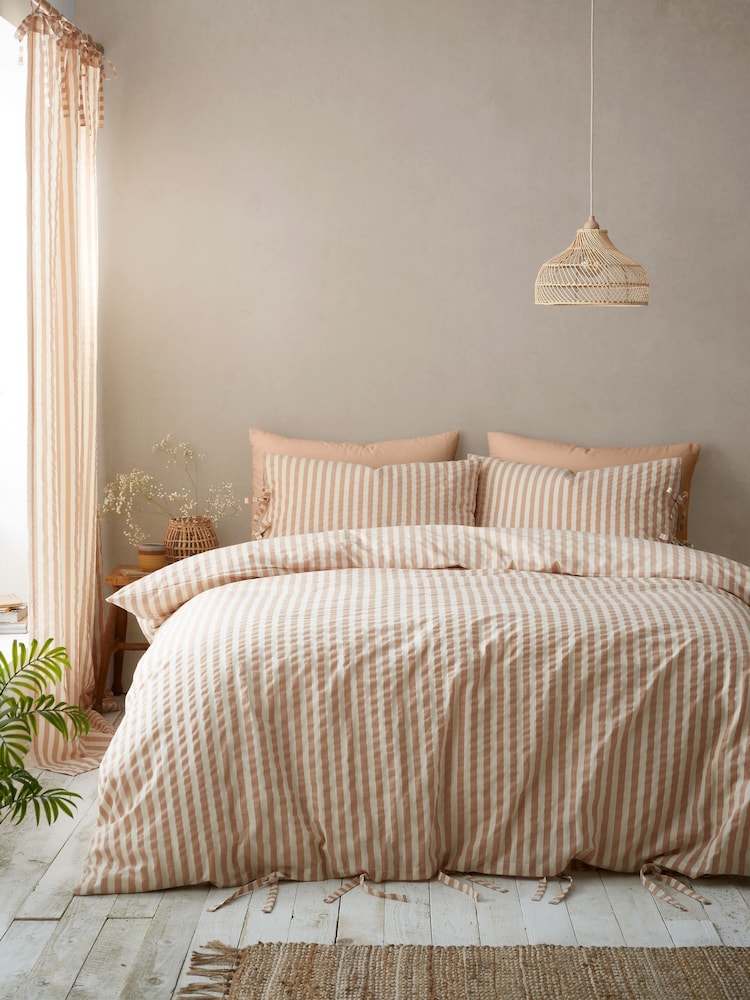 Pineapple Elephant Zanzibar Yarn Dyed Stripe Duvet Cover Set - Imagen 1 de 5