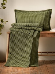 Pineapple Elephant Jaipur Chunky Waffle Cotton Cushion - Imagem 3 de 4