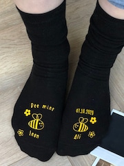 Solesmith Personalised Bee Mine Socks - Image 1 of 1