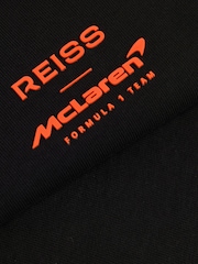 Negro - Reiss District Unisex Fit McLaren F1 Team Tyre Oversized T-Shirt - Imagen 7 de 7
