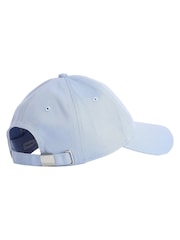 Calvin Klein Blue Mono Logo Embro 100% Cotton Cap - Image 5 of 5
