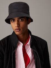 Calvin Klein Black Monologo Patch 6 Panel Cap - Image 3 of 3