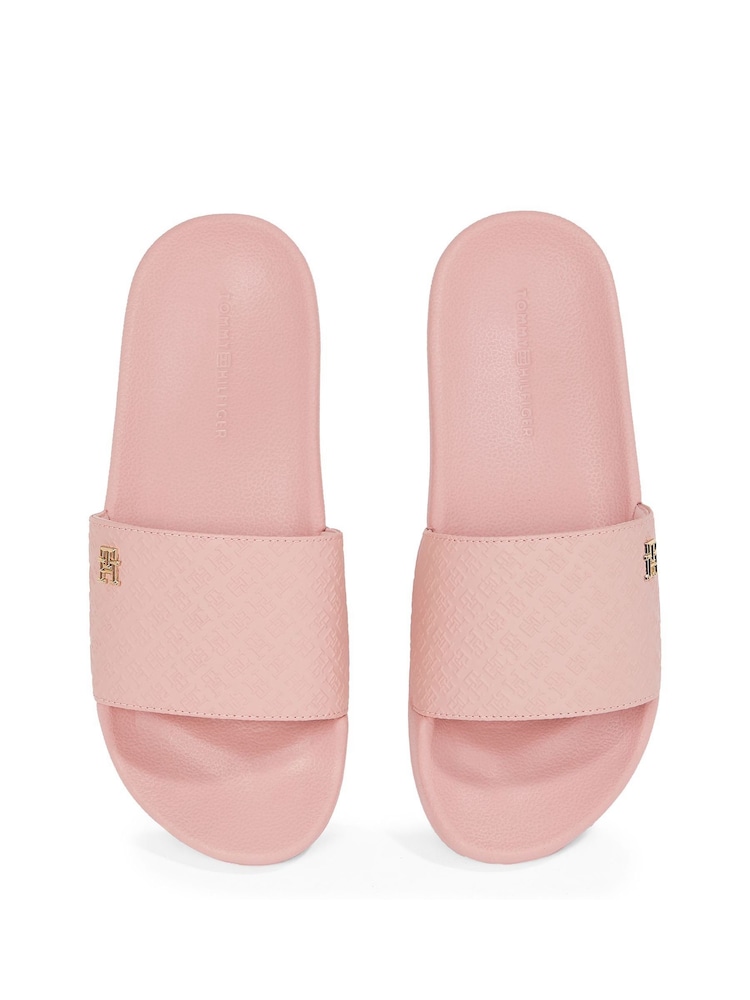 Tommy Hilfiger Monogram Pool Sandals - תמונה 6 מתוך 6