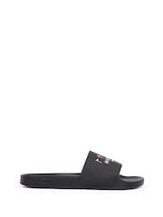 Tommy Hilfiger Black Nyc Pool Slides - Image 2 of 6