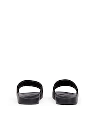 Tommy Hilfiger Black Nyc Pool Slides - Image 5 of 6