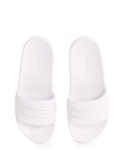 Tommy Hilfiger Ecru Pool Slides With Webbing - Image 5 of 6