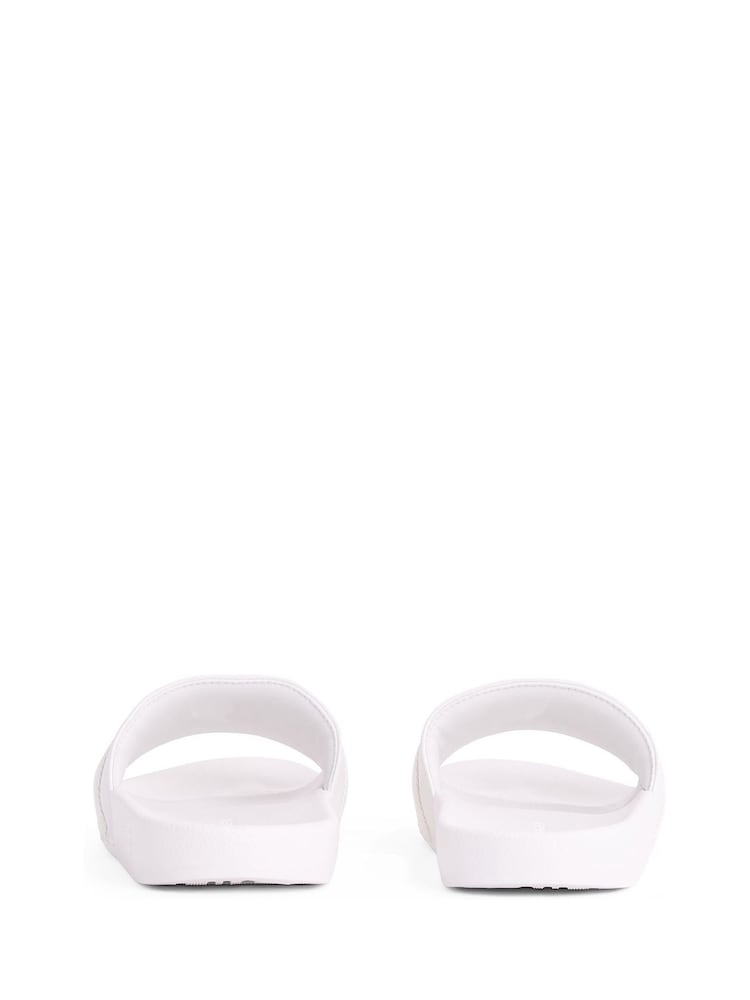 Tommy Hilfiger Ecru Pool Slides With Webbing - Image 6 of 6