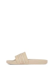 Tommy Hilfiger Cream Pool Slides With Webbing - Image 3 of 6