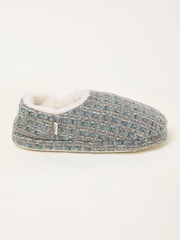 FatFace Martha Grey Knit Mule - Image 1 of 3