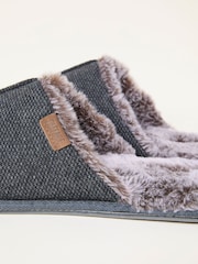 FatFace Harvey Grey Check Mule - Image 2 of 3