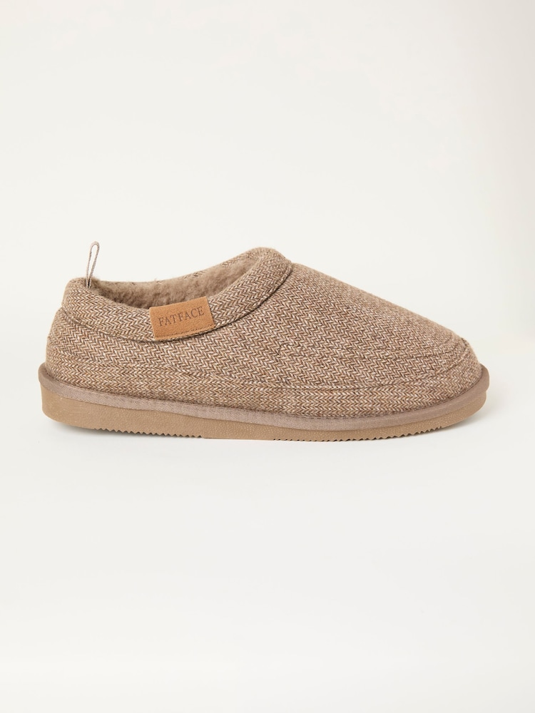 FatFace Lewis Natural Suede Mule - Image 1 of 3