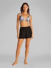 Calvin Klein Black Fixed Triangle Bikini Top With Removable Pads - Image 2 of 5