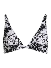 Calvin Klein Black Fixed Triangle Bikini Top With Removable Pads - Image 5 of 5