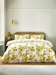 Catherine Lansfield Yellow Sunflowers Reversible Duvet Cover Set - Image 1 of 4