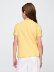 Gap Yellow Rabbit Short Sleeve Crew Neck Graphic T-Shirt (4-13yrs) - Image 2 of 4