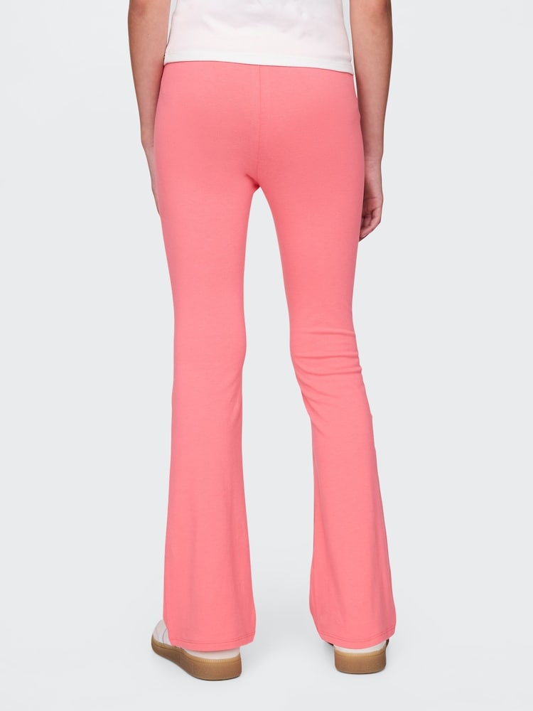 Gap Coral Pink Flare Leggings (4-13yrs) - Image 2 of 5