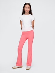 Gap Coral Pink Flare Leggings (4-13yrs) - Image 3 of 5