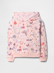 Gap Pink Vintage Relaxed Hoodie (4-13yrs) - Image 1 of 3