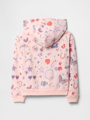 Gap Pink Vintage Relaxed Hoodie (4-13yrs) - Image 2 of 3
