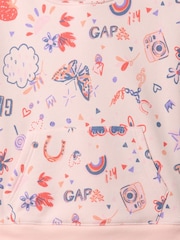 Gap Pink Vintage Relaxed Hoodie (4-13yrs) - Image 3 of 3