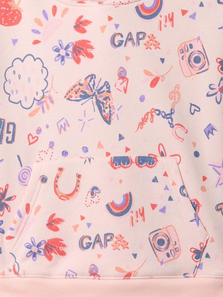 Gap Pink Vintage Relaxed Hoodie (4-13yrs) - Image 3 of 3 Gap Pink Vintage Relaxed Hoodie (4-13yrs) - Image 3 of 3